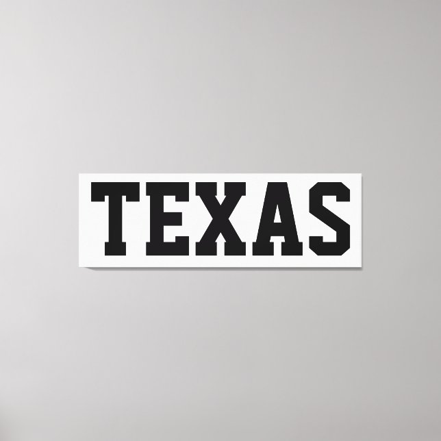 Texas Independence day Canvas 57 x 18 (Framsida)