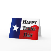Texas Independence day Card