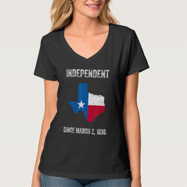 Texas Independence day Historical Texas State Sinc T Shirt (Framsida)