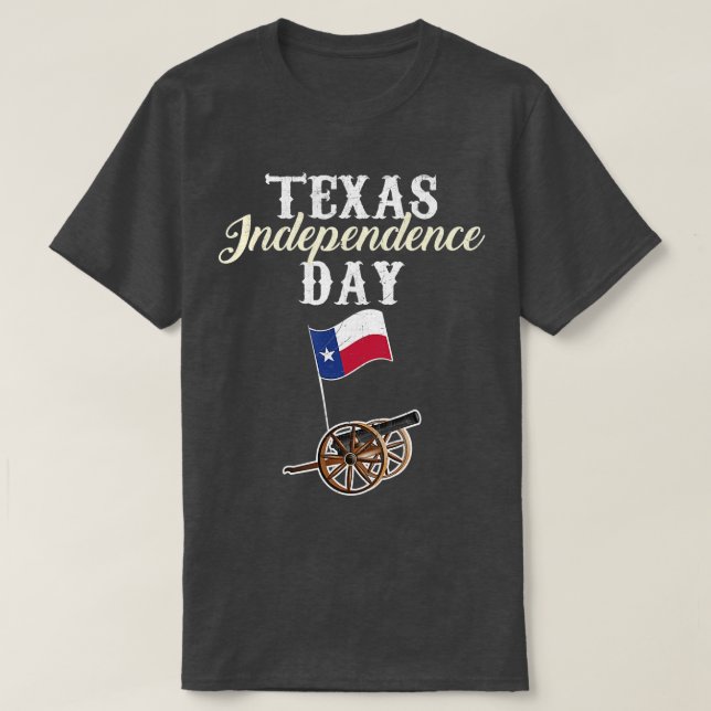 Texas Independence day historiska stat T Shirt (Design framsida)