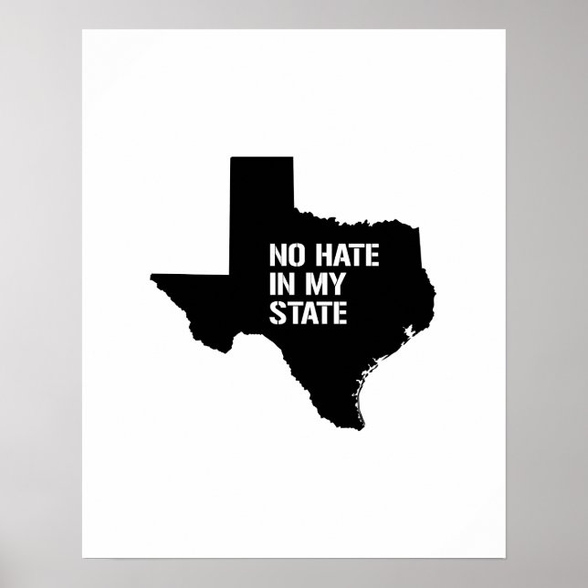 Texas: Ingen hate i mitt land Poster (Framsidan)