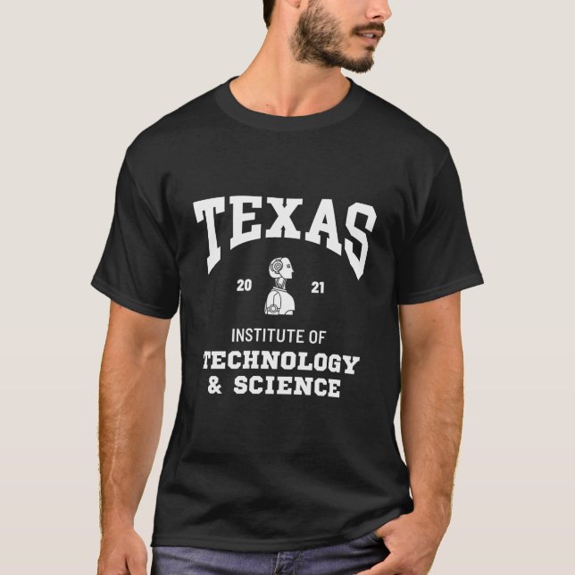 Texas Institute of Technology Science T Shirt (Framsida)