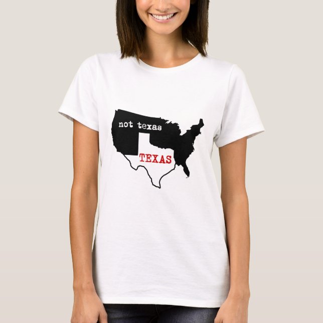 Texas/inte Texas T-shirt (Framsida)