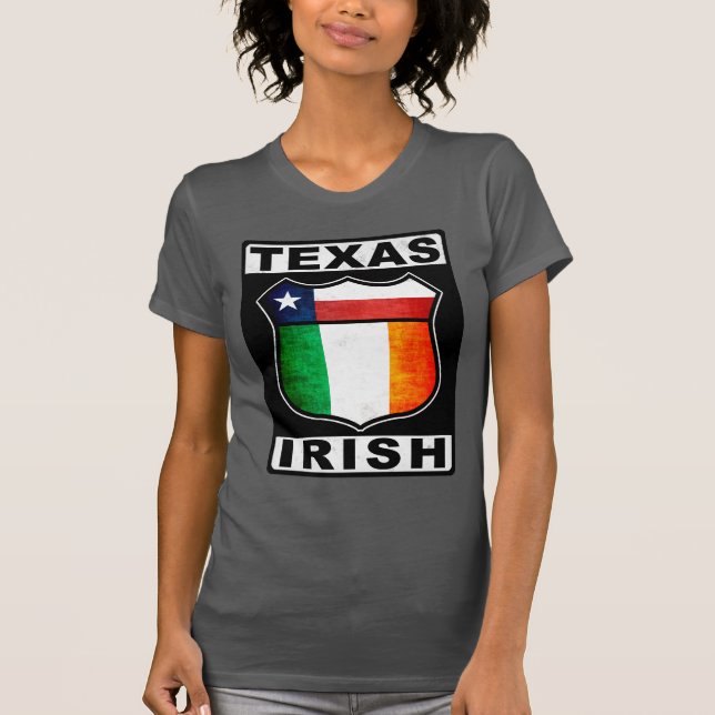 Texas Irish American T Shirt (Framsida)
