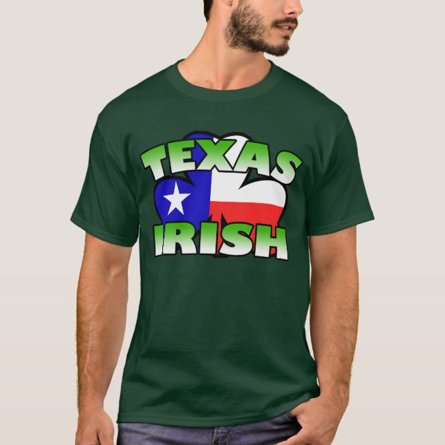 Texas irländare tee (Framsida)