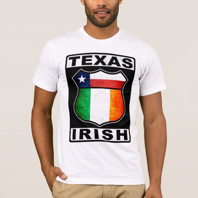 Texas irländareamerikan tee (Framsida)