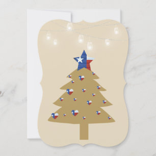 Texas Julgran Card Julkort