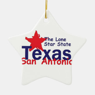 TEXAS JULGRANSPRYDNAD KERAMIK