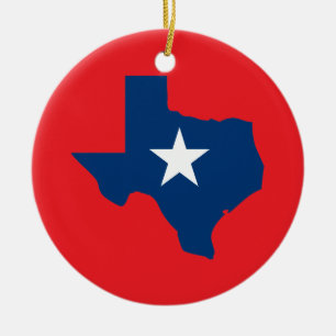 Texas Julgransprydnad Keramik