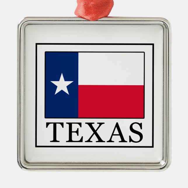 Texas Julgransprydnad Metall (Framsidan)