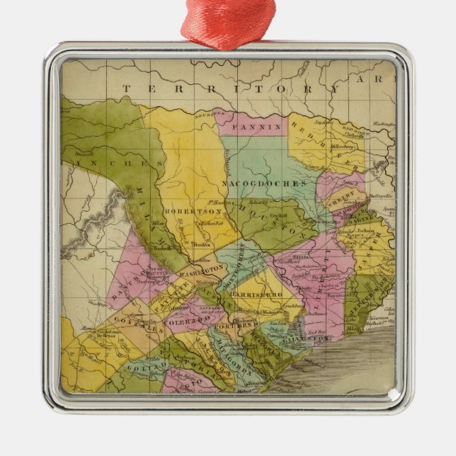 Texas Julgransprydnad Metall (Framsidan)