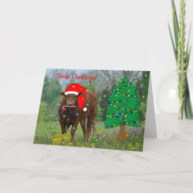 Texas julkort helgkort (Framsida)