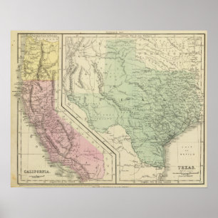 Texas Kalifornien Poster