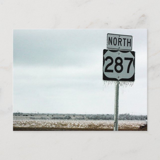 Texas Kall Vykort (Framsida)