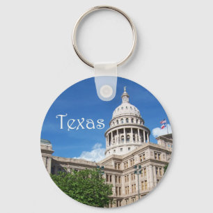 Texas Kapitalbyggnad Nyckelring