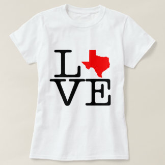 Texas kärlek t-shirt
