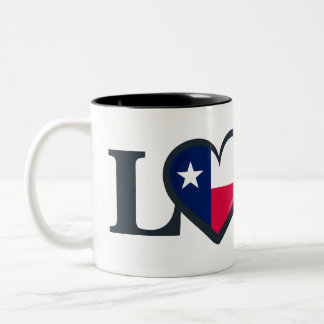 Texas kärlek Två-Tonad mugg