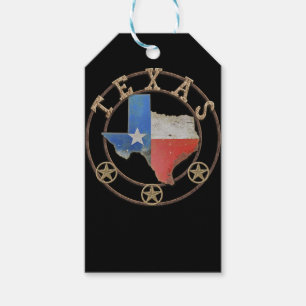 Texas Karta Barn Art Presentetikett