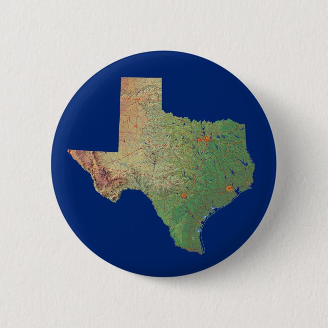 Texas Karta Button Knapp (Framsida)