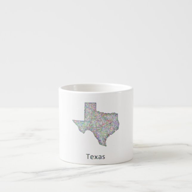Texas karta espressomugg (Framsidan)