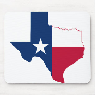 Texas karta flagga musmatta