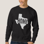 Texas Karta Home - Yall Texas State Karta Vintage Lång Ärmad Tröja<br><div class="desc">Texas Karta Home - Yall Texas State Karta Vintage</div>