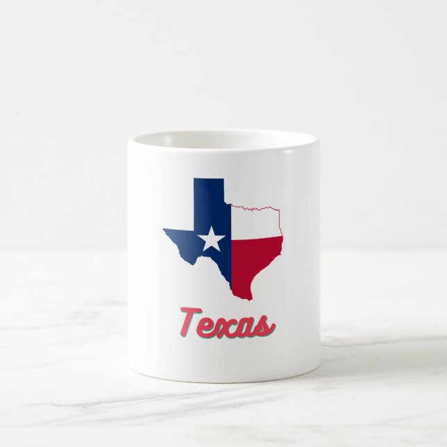 Texas Karta Kaffemugg (Center)