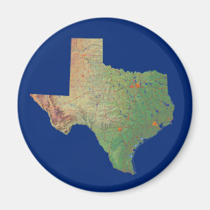 Texas Karta Magnet