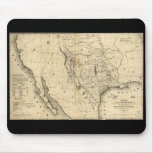 Texas karta Mousepad Musmatta