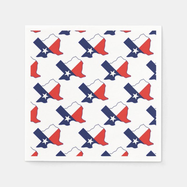 TEXAS KARTA PAPPERSSERVETT (Framsidan)