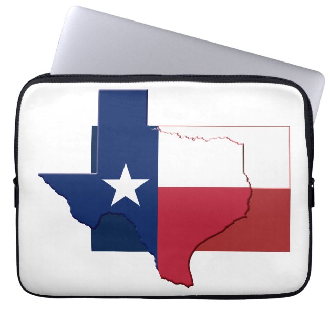 TEXAS Karta Patriotic Computer Laptop Fodral (Framsidan)