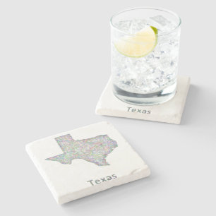 Texas karta stenunderlägg