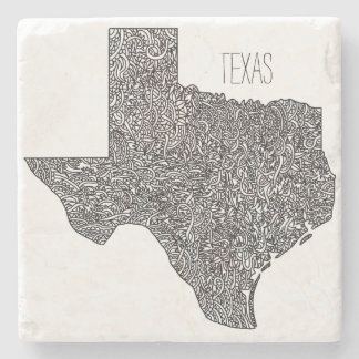 Texas karta stenunderlägg