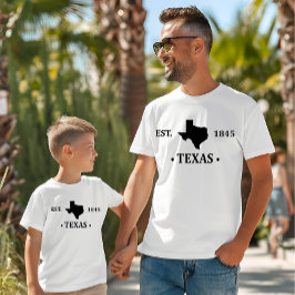 Texas karta svarta tonstjärnstaten t shirt