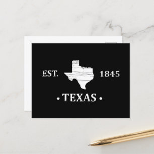 Texas karta vita tonstjärnorna helg vykort
