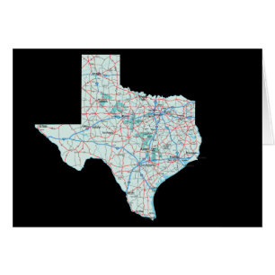 Texas kartakort hälsningskort