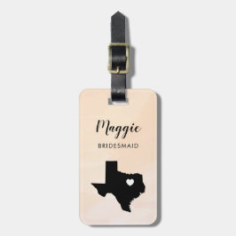 Texas kartong bagageetikett, välkomstpresent till  bagagebricka
