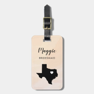 Texas kartong bagageetikett, välkomstpresent till bagagebricka