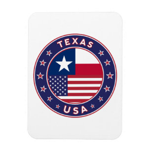Texas-klistermärke, telefonfodral, väska magnet