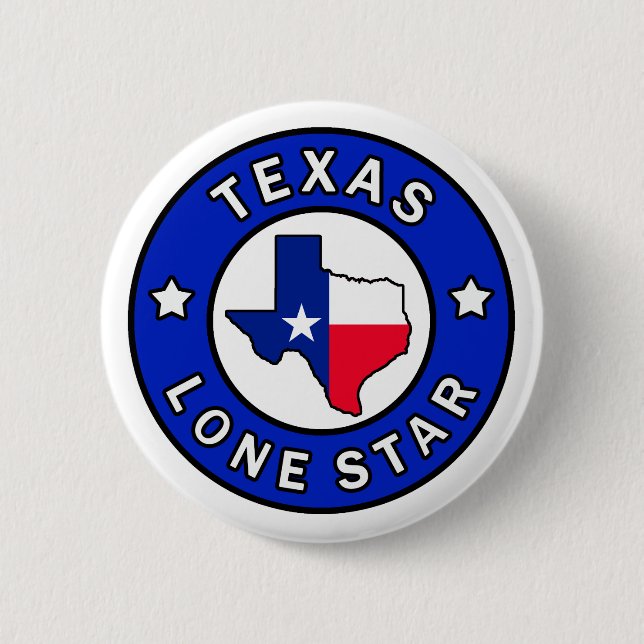 Texas knäppas den Lone stjärnan Knapp (Framsida)