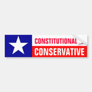 Texas konservativ bildekal