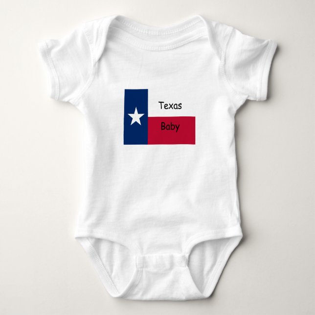 Texas-kroppsdräkt och slieper t shirt (Framsida)