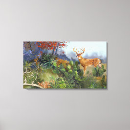 Texas Kung sjunker ner i sängen för dagen. Canvastryck