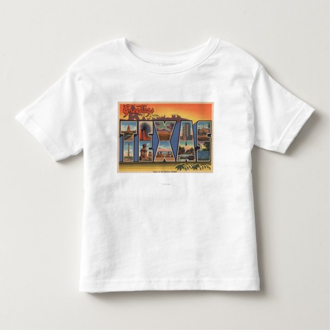 Texas (land av den moderna banbrytaren) t shirt (Framsida)