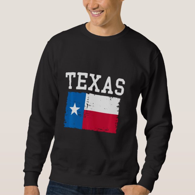 Texas Lång Ärmad Tröja (Framsida)