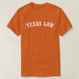 Texas Law-anda i vitt T Shirt