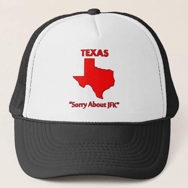 Texas - ledsen för JFK Truckerkeps (Framsida)