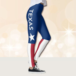 TEXAS Leggings Lone Star Running Yoga Byxor