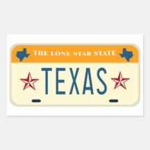 Texas License Plate, Lone Star State