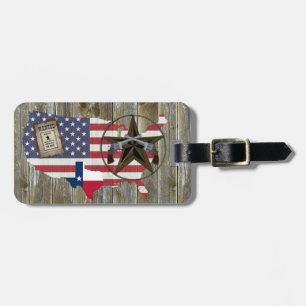 Texas Lone Star Dueling Pistols mest önskat tecken Bagagebricka